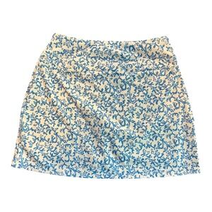 🎾 EUC TOMMY BAHAMA White & Blue Coral Reef Golf & Tennis Skort Sz S